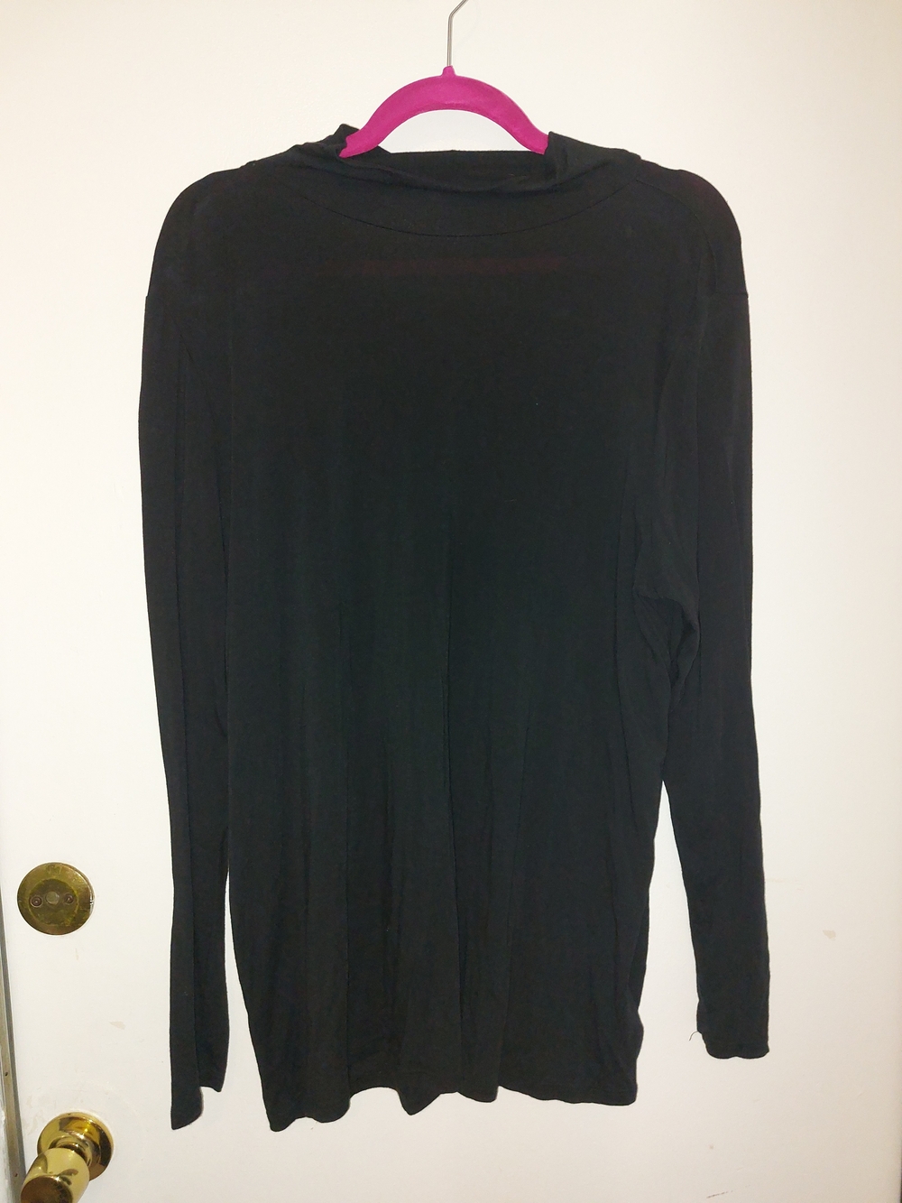 torrid Black Long Sleeve Scoop Neck Top